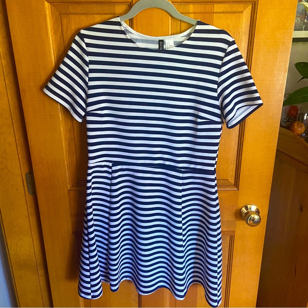 Divided Striped Dress